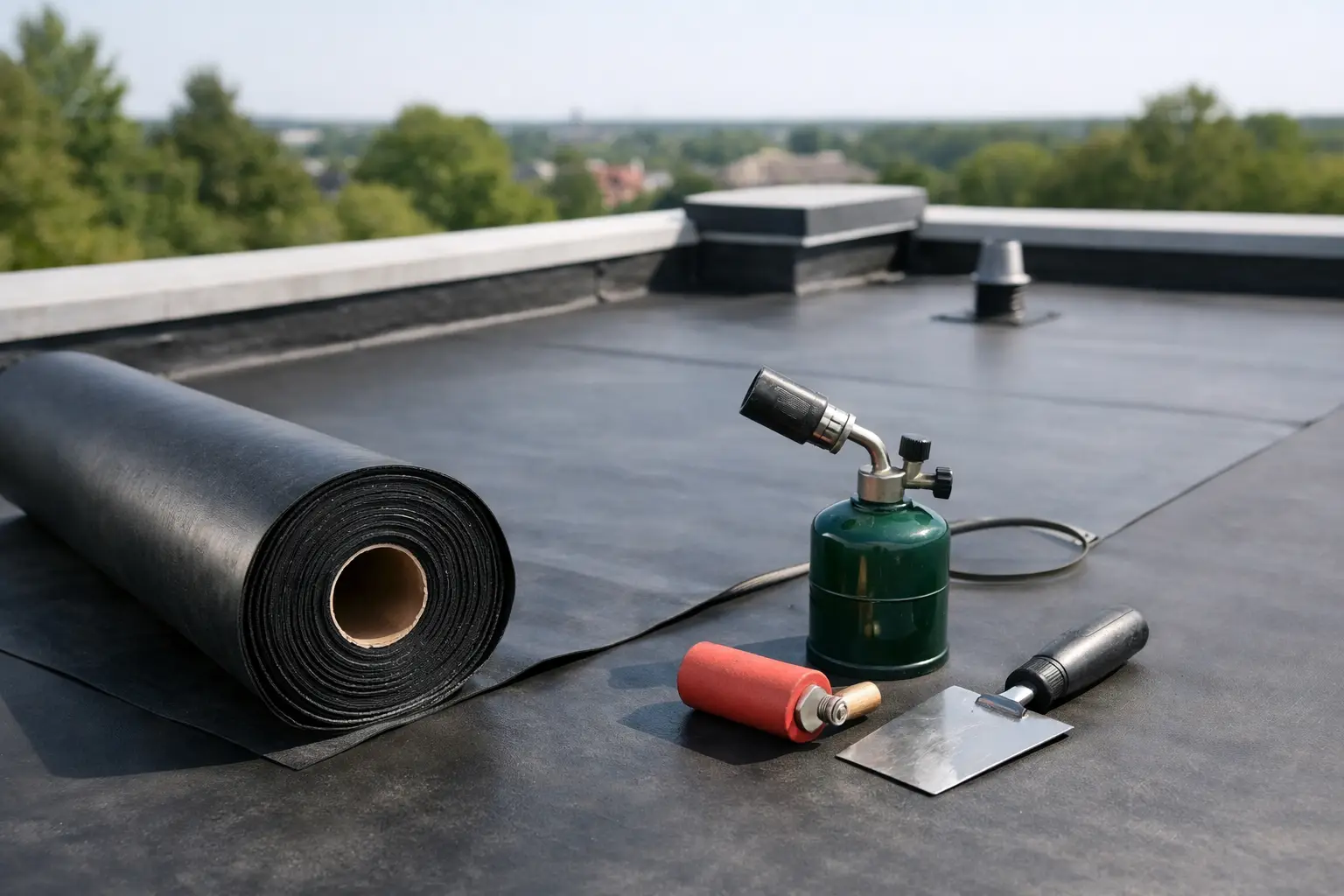 Rubber Roofing for Flat Roofs Explained