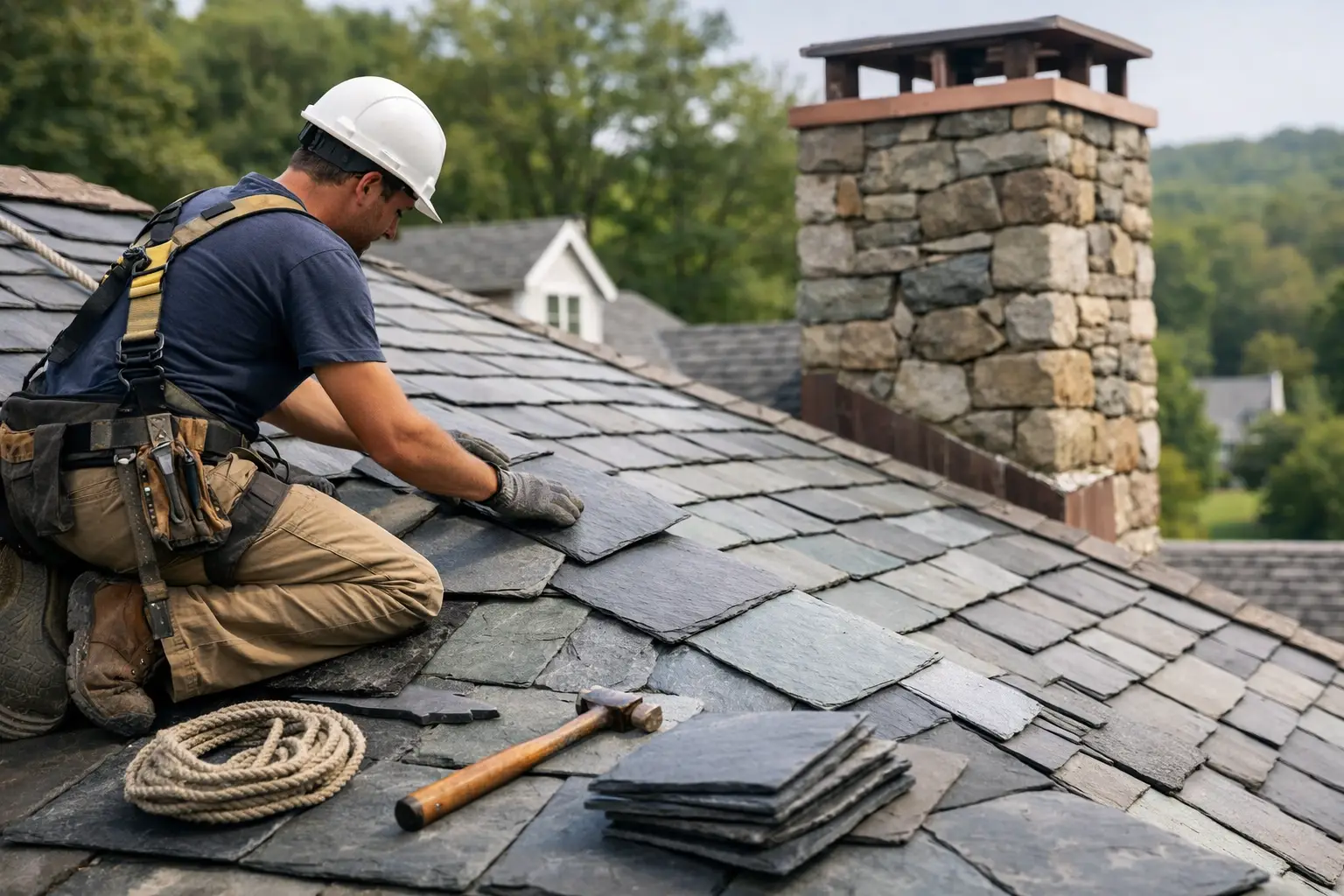 Slate Roof Restoration CT Property Owners Trust
