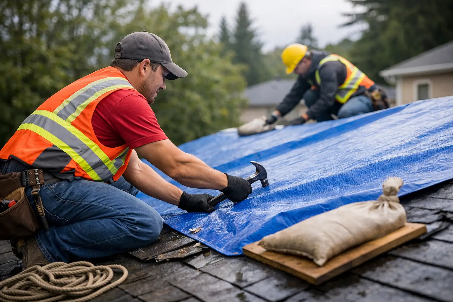Emergency Roof Tarp Installation Basics