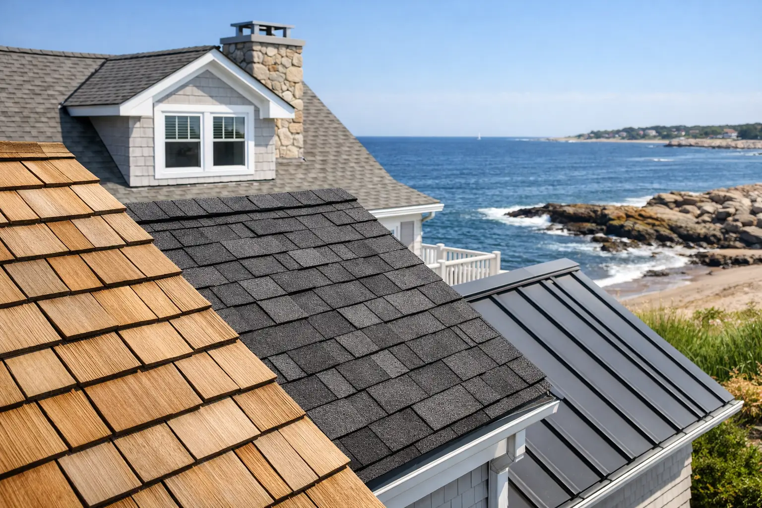 Best Roofing Materials for Coastal Homes in CT