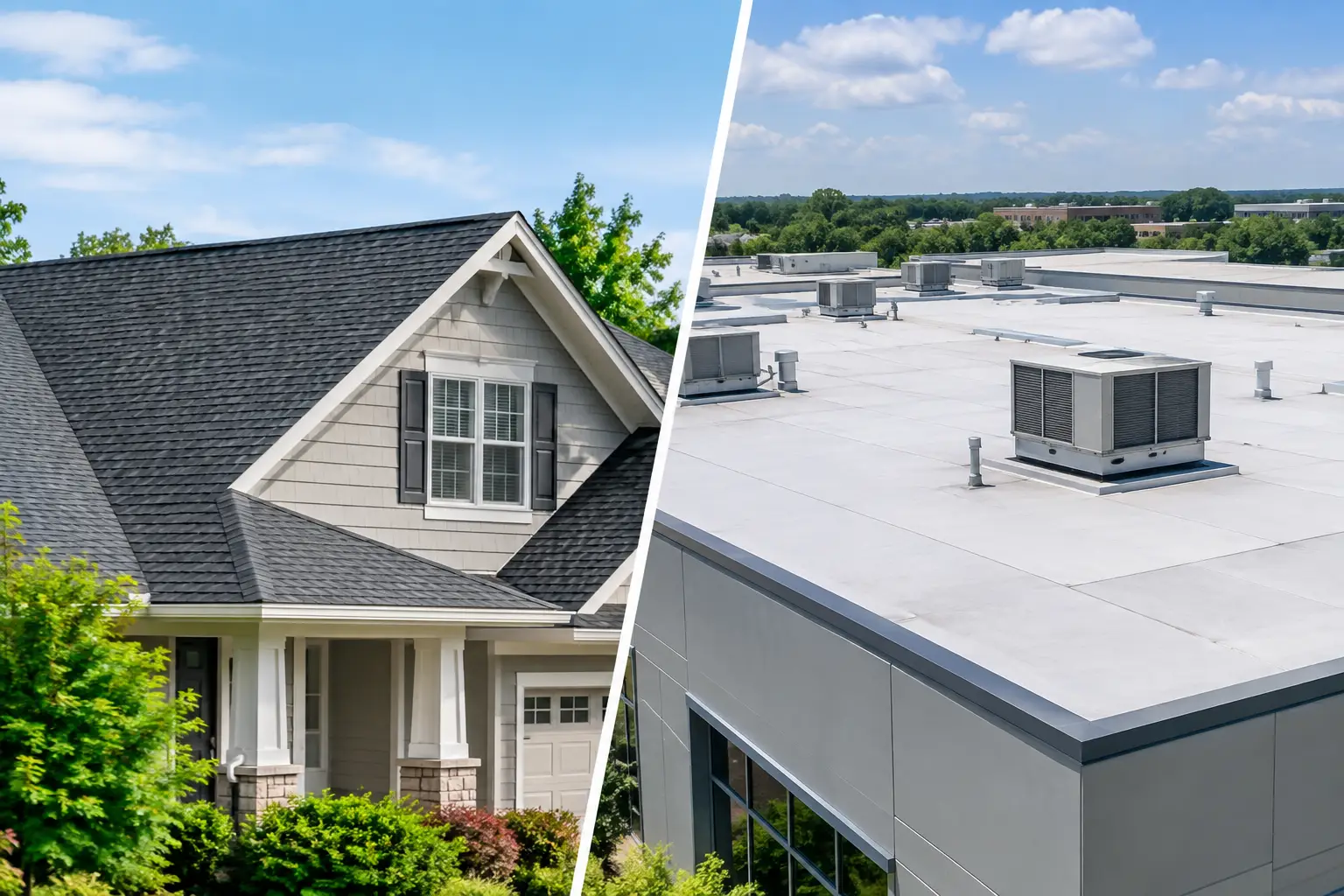 Residential Versus Commercial Roofing Explained