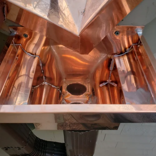Copper-Gutter-Installation